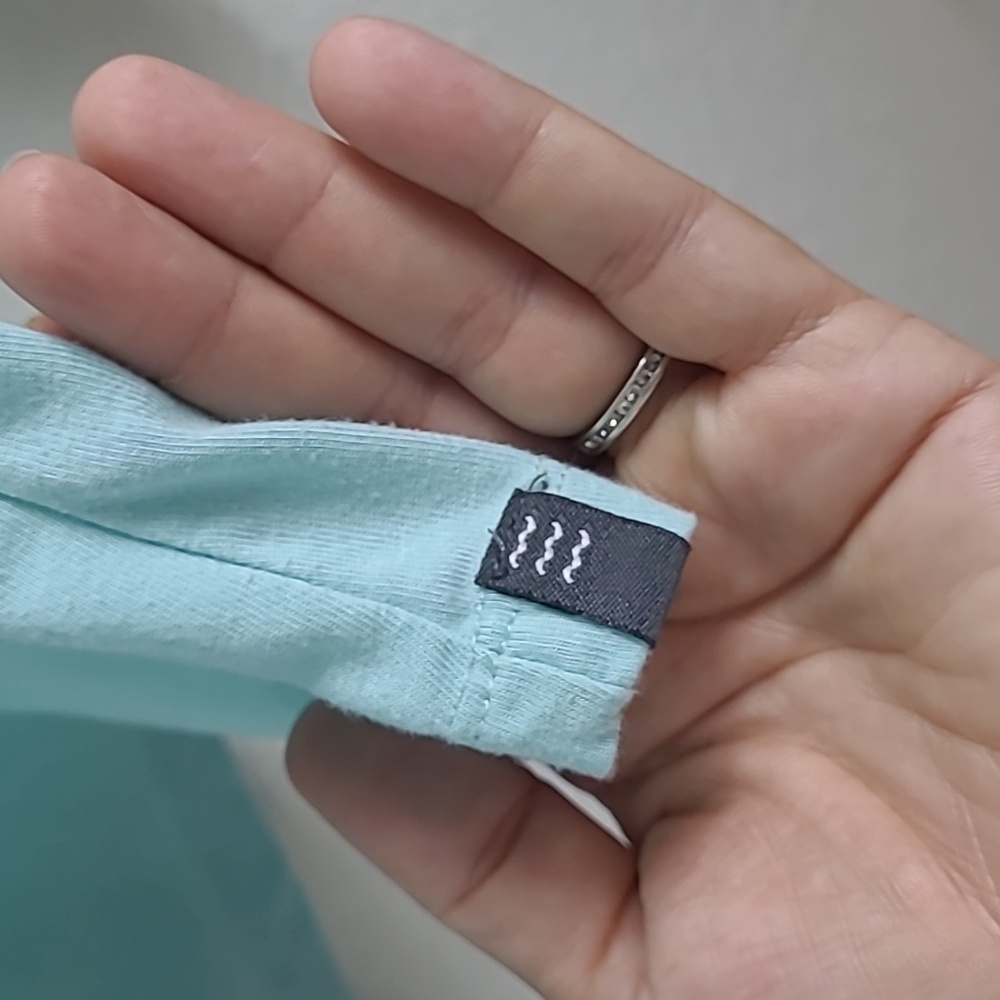 Free Fly Women's Light Blue Long Sleeve Bamboo Top Size Small - Picture 5 of 7